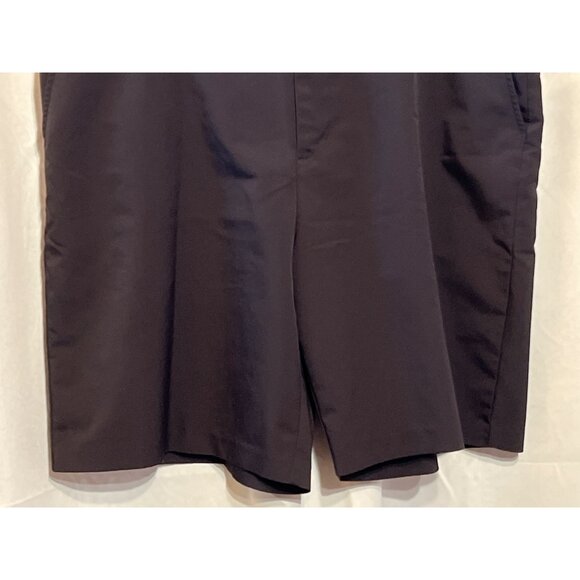 Izod Performx Mens Flat Front Black Shorts Size 38 Polyester Blend Stretch Fabri - Picture 3 of 8